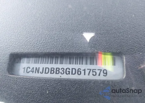 2016 Jeep Compass Sport из США, поврежденный, VIN 1C4NJDBB3GD617579